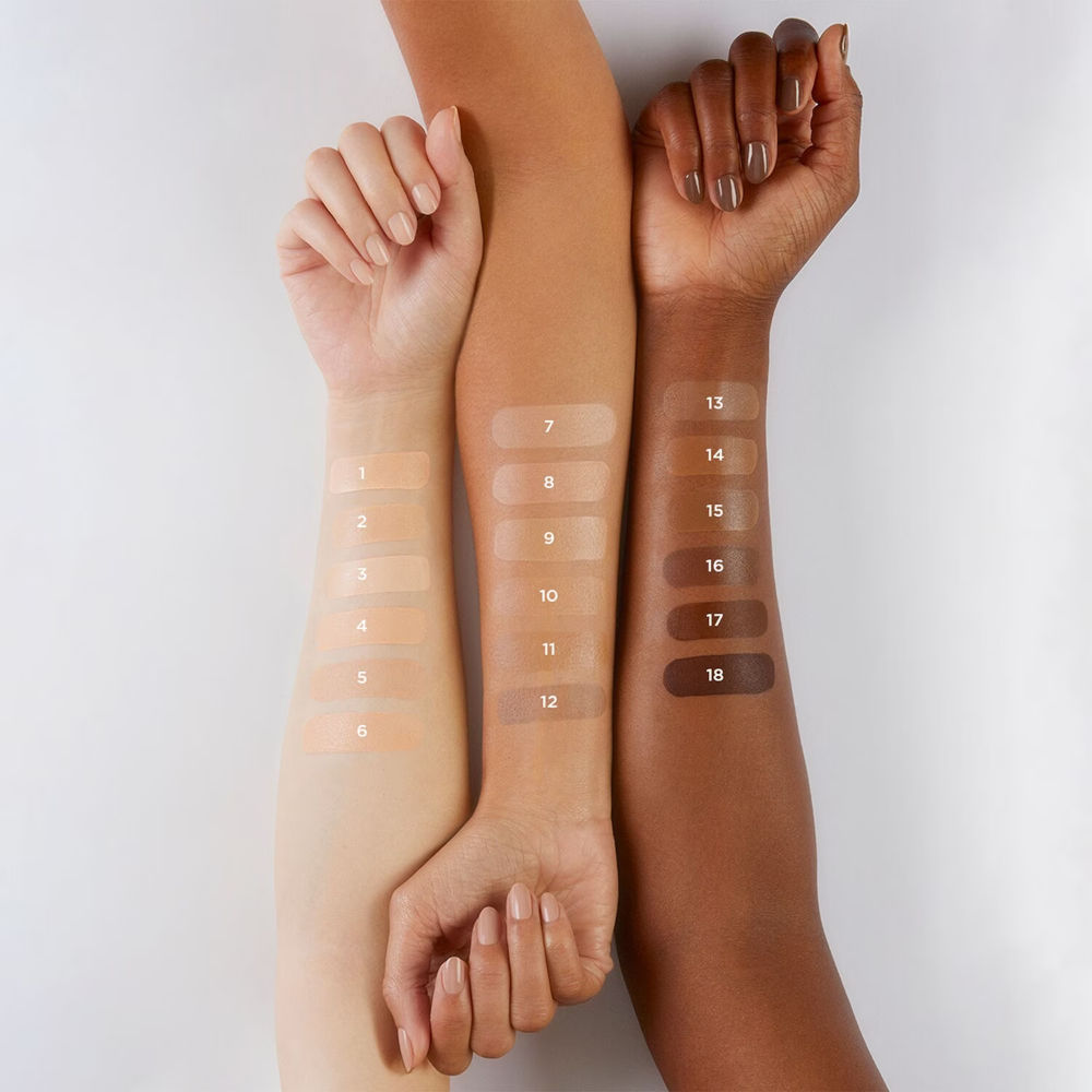 Swatches crema colorata Hourglass Veil Hydrating Skin Tint