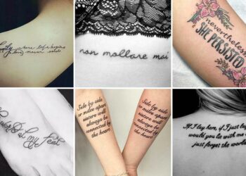Tatuaggi con scritte