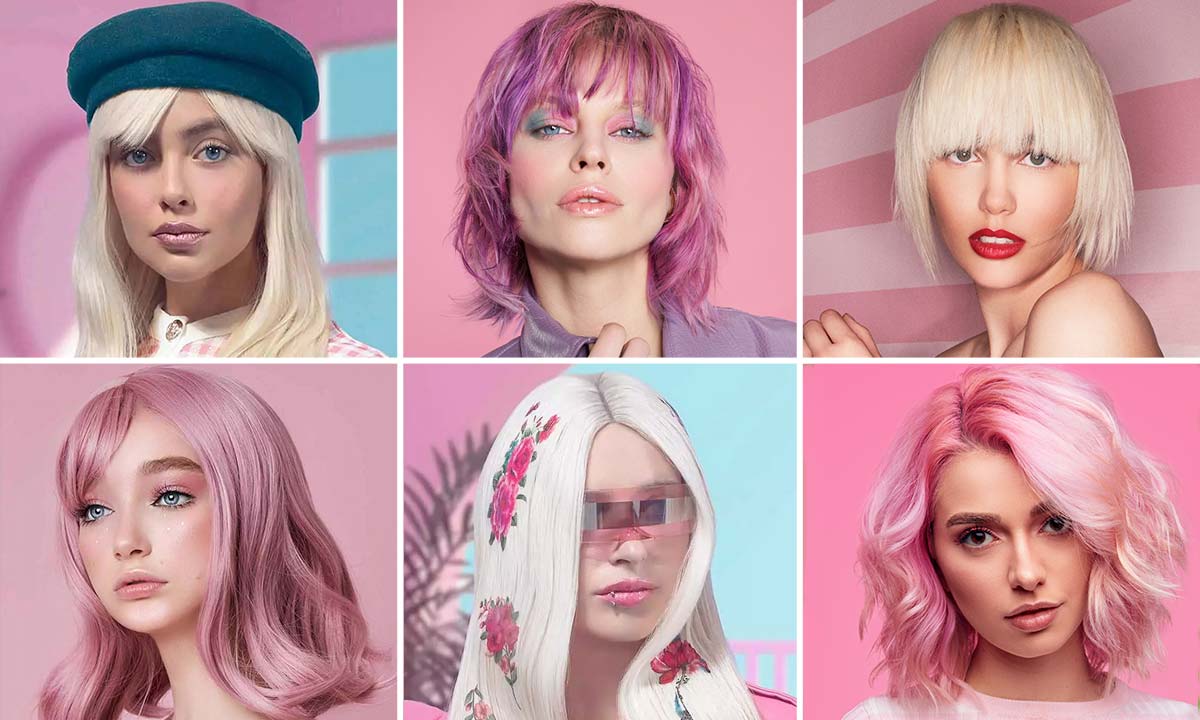 Tendenza capelli Barbie biondo rosa