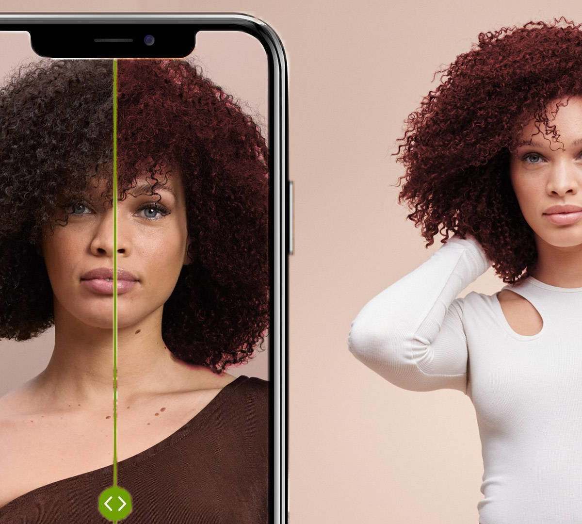 Virtual Try On di Garnier per trovare il colore dei capelli