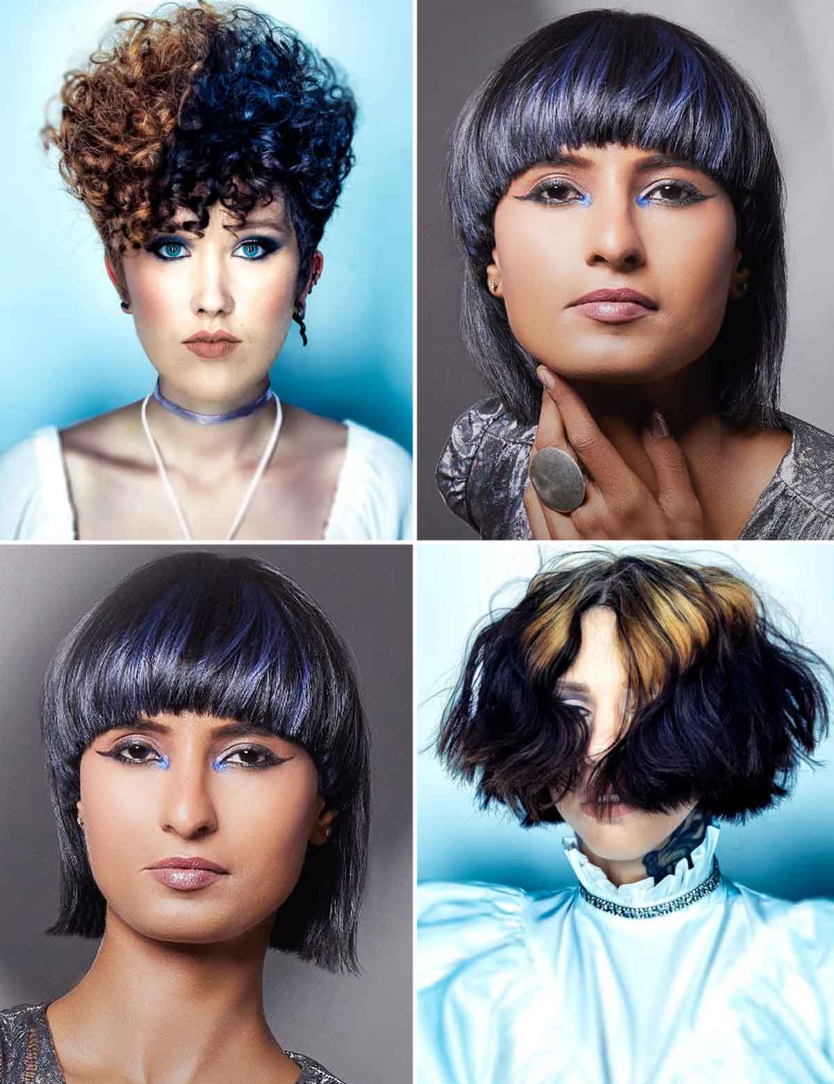 Capelli medi bicolore Capelli medi bicolore
