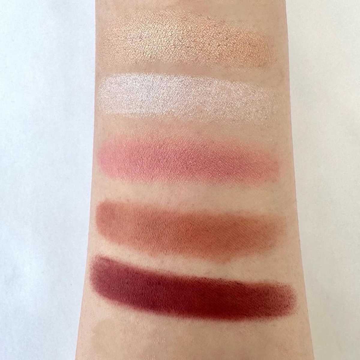 Swatches palette ombretti Miss Dior Blooming Bouquet