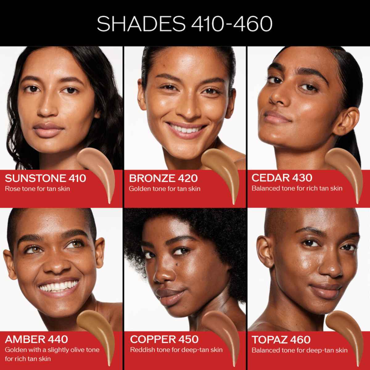 Fondotinta Shiseido per pelli scure