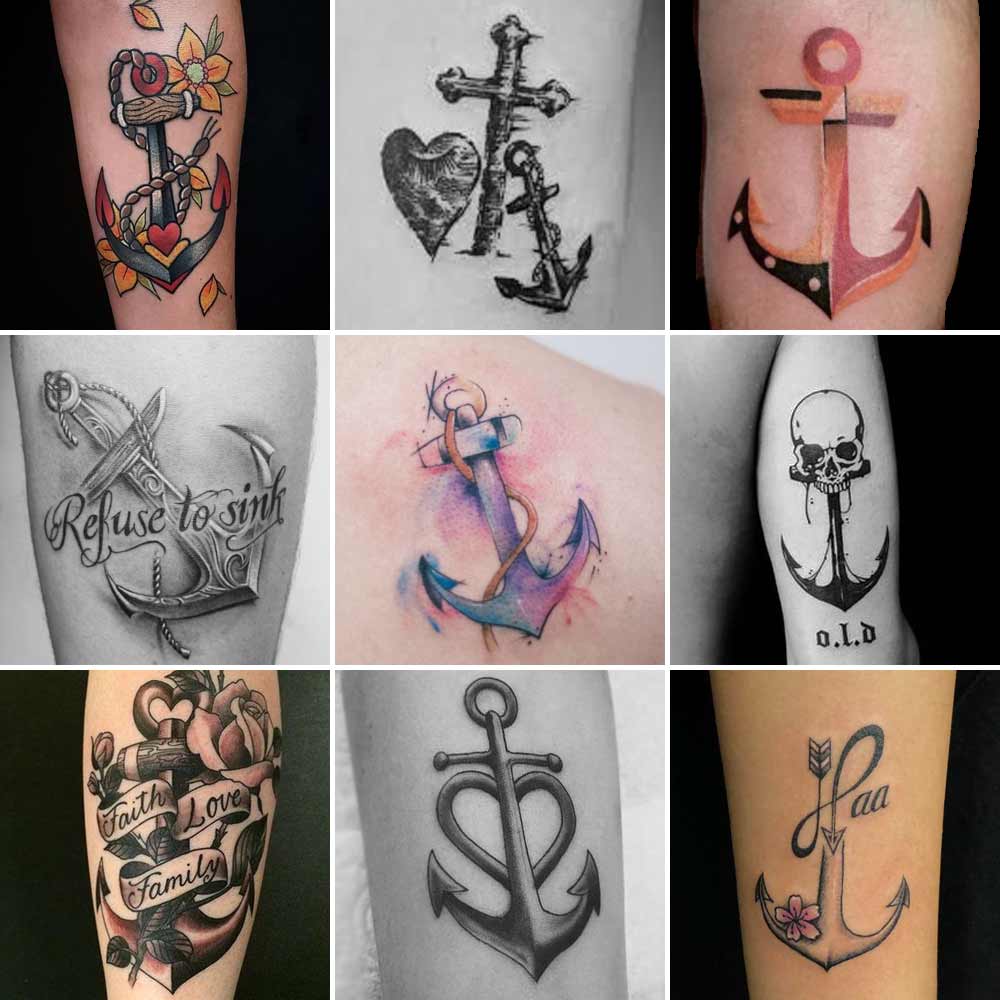 Tatuaggio ancora significato idee