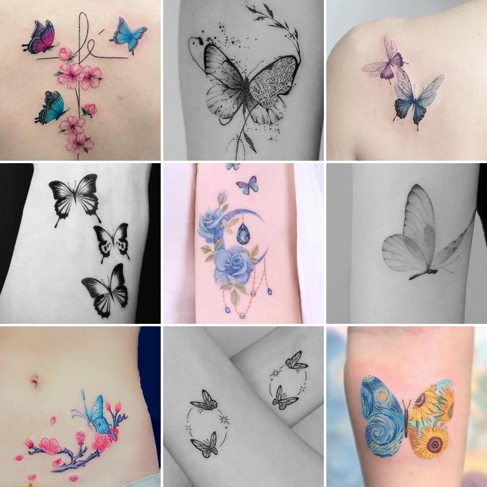 Tattoo farfalla donna