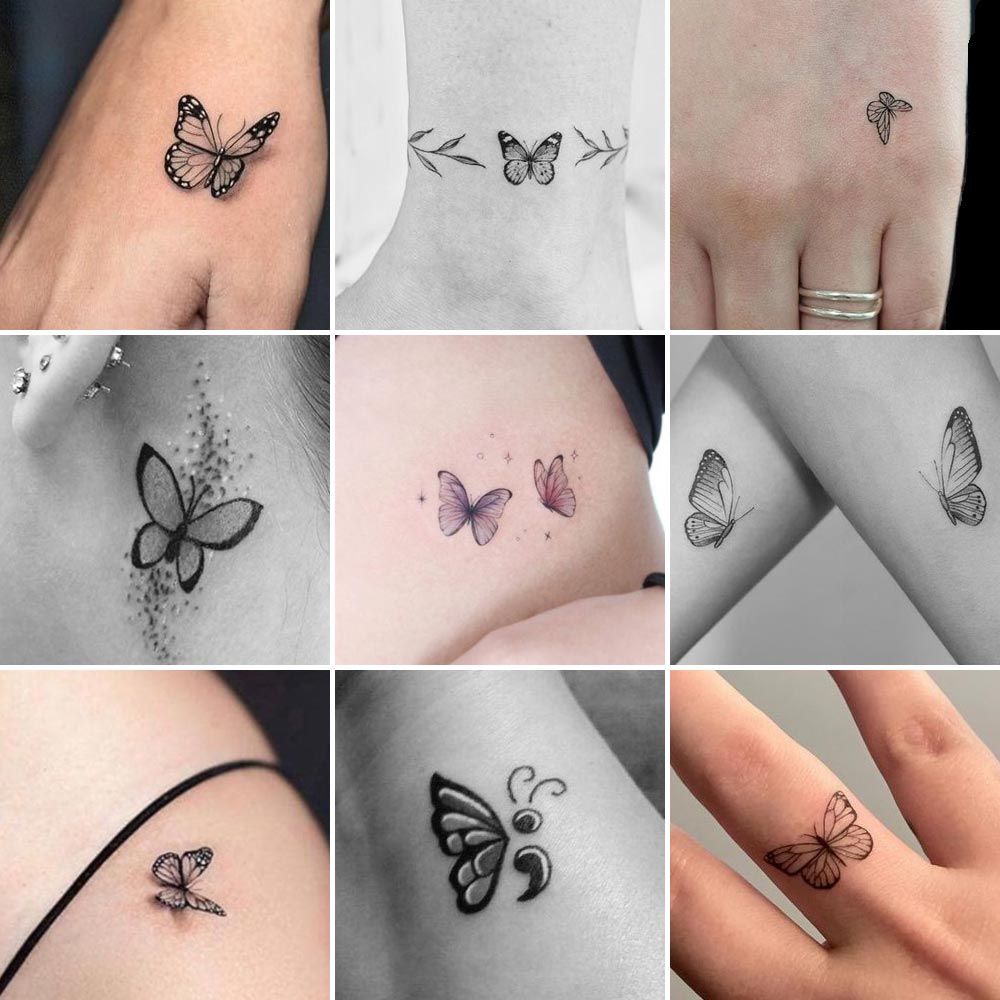 Tatuaggi farfalla piccola