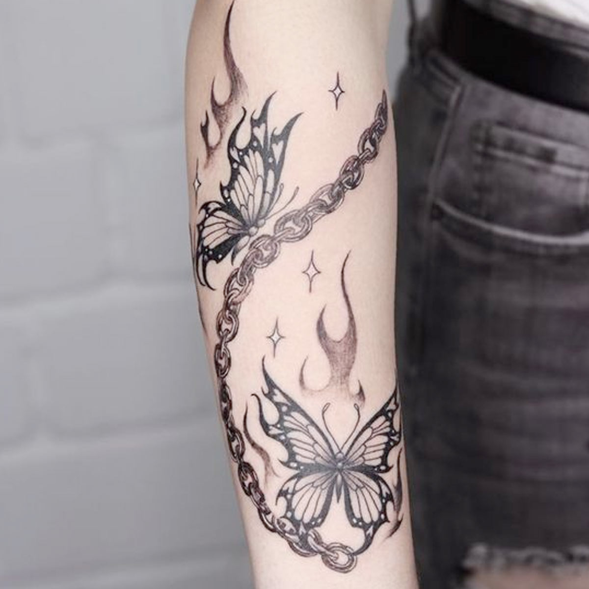 Tattoo farfalla braccio