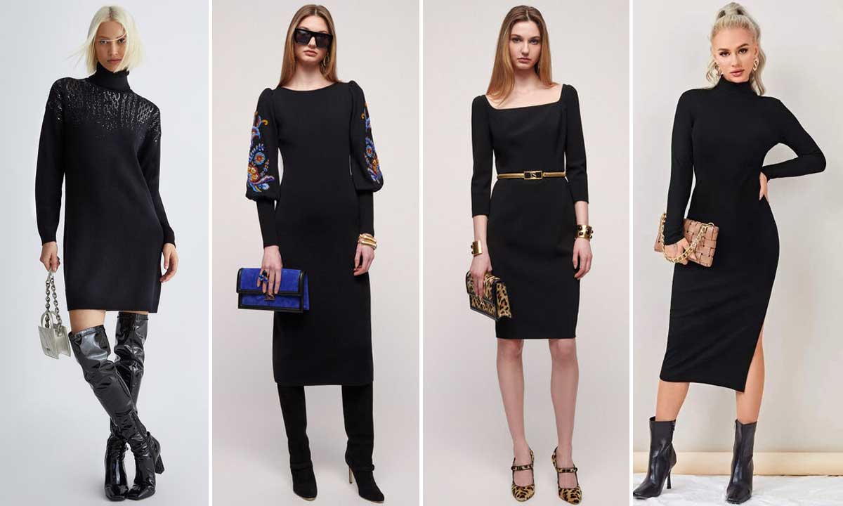 Il fascino intramontabile dell'abito nero: la tendenza moda autunno 2023