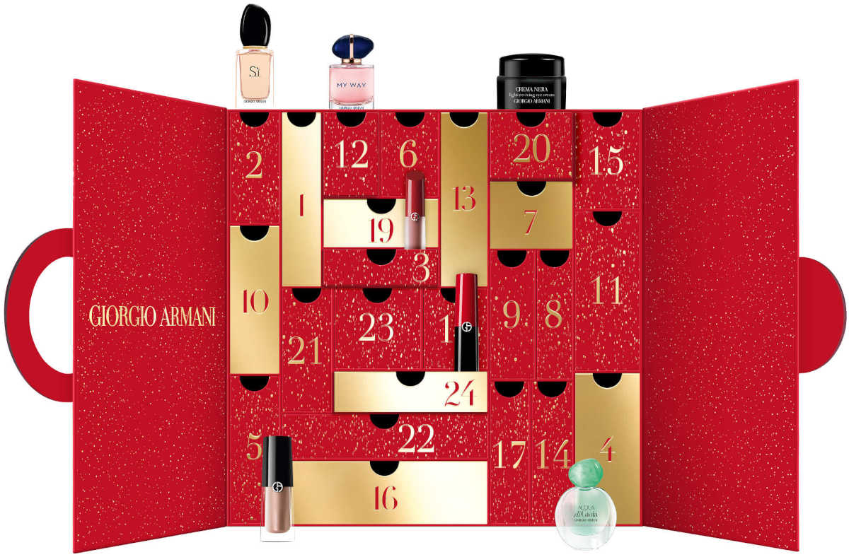 Contenuto Calendario Avvento Armani Beauty 2023