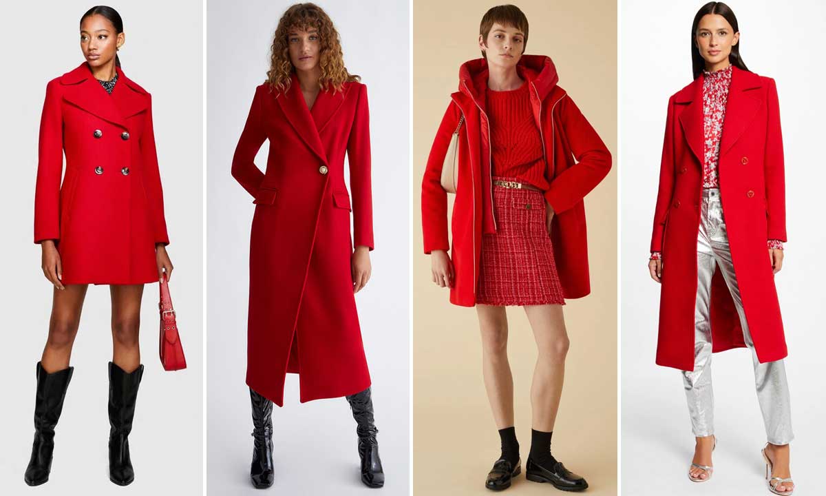 I migliori 11 cappotti rossi per accendere lo stile invernale