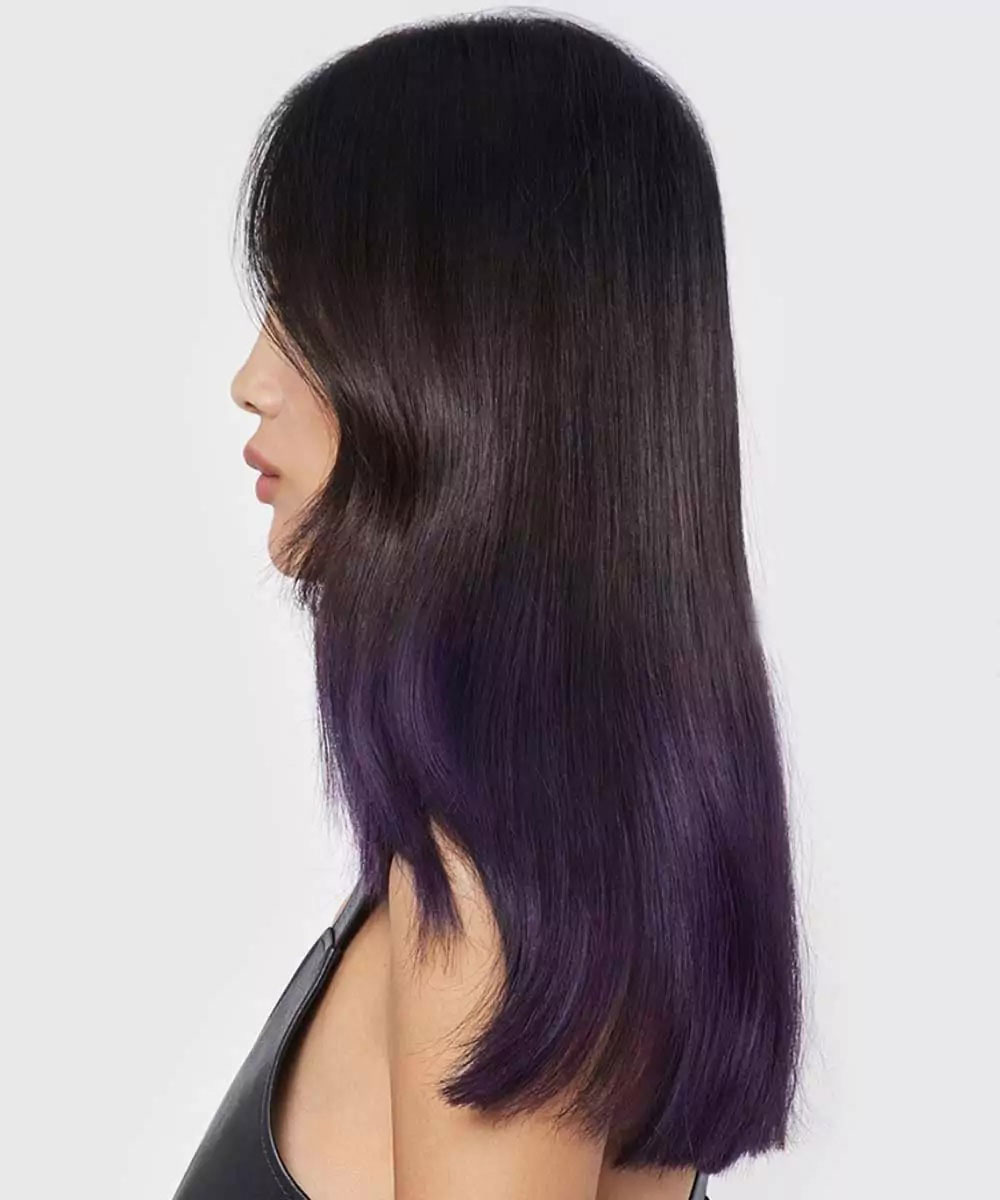 Capelli viola scuro Capelli viola scuro
