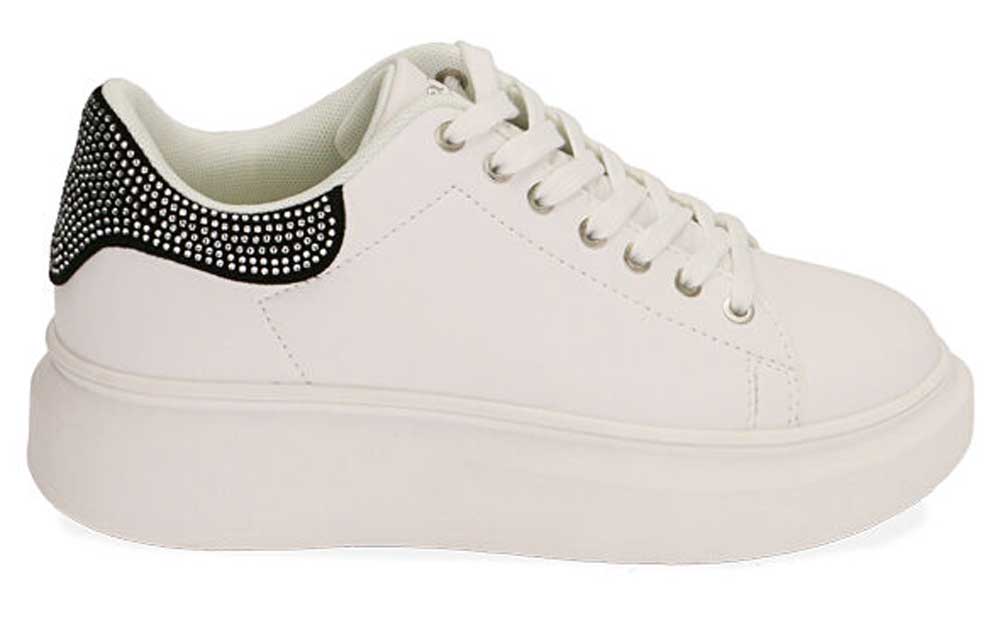 Sneakers bianche platform