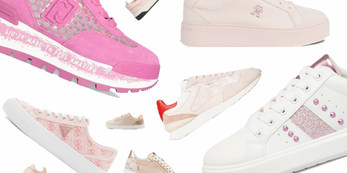 Sneakers rosa 2024