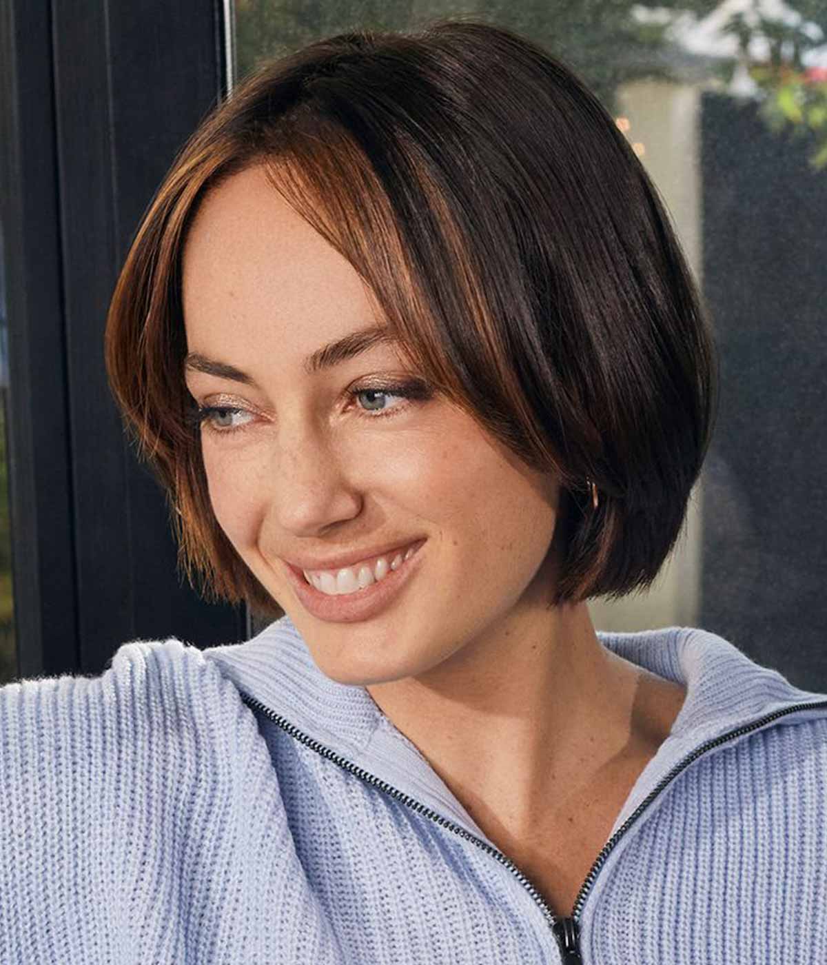 Bob cut liscio Bob cut liscio