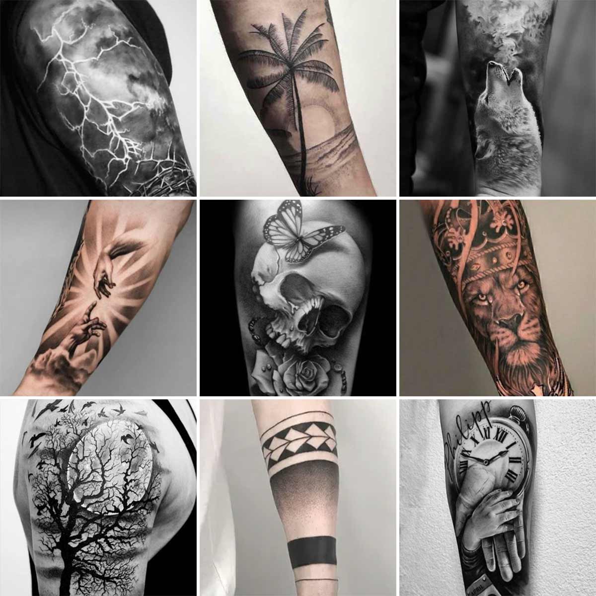 Tattoo sfumati sul braccio