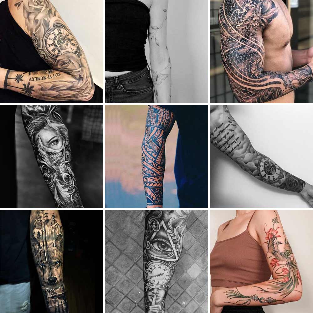 Tattoo braccio intero