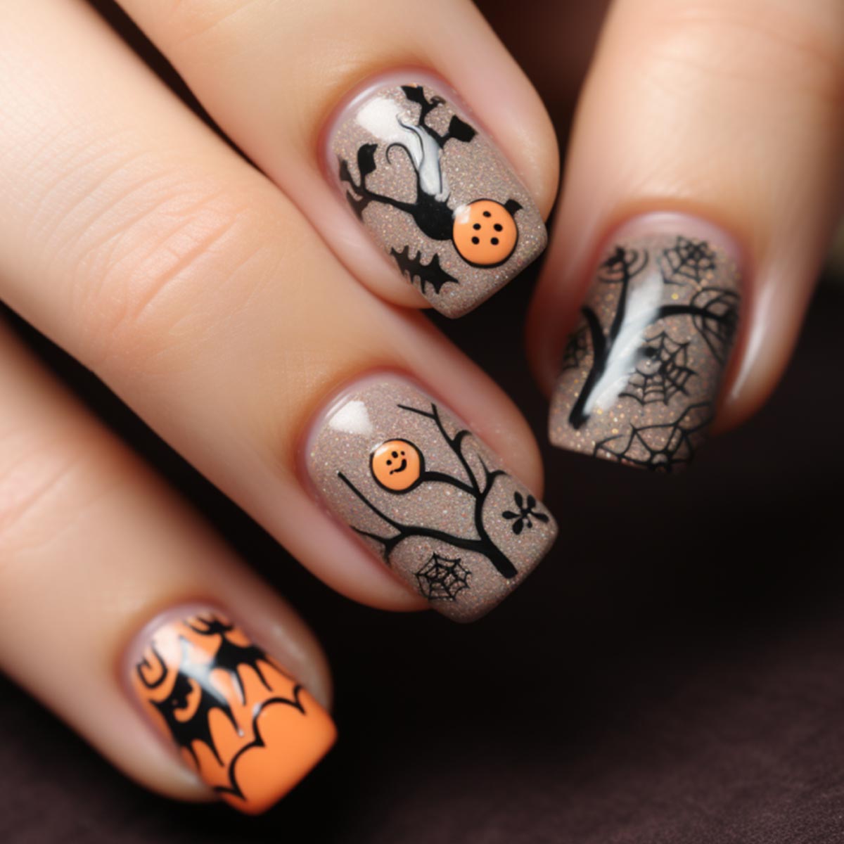 Unghie Halloween idee nail art