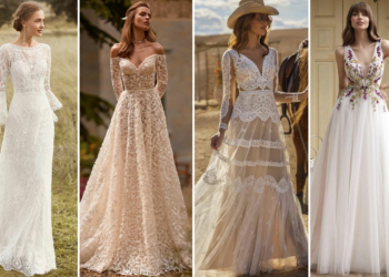 8 fantastici vestiti da sposa 2024 per un matrimonio in campagna