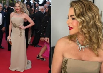 Il magnifico look di Claudia Gerini al Festival di Cannes 2024